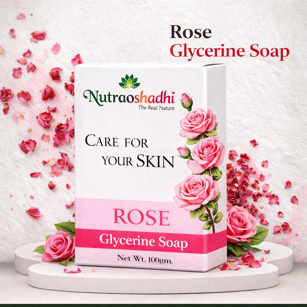 Rose Glycerin Soap (Pack Of 3)