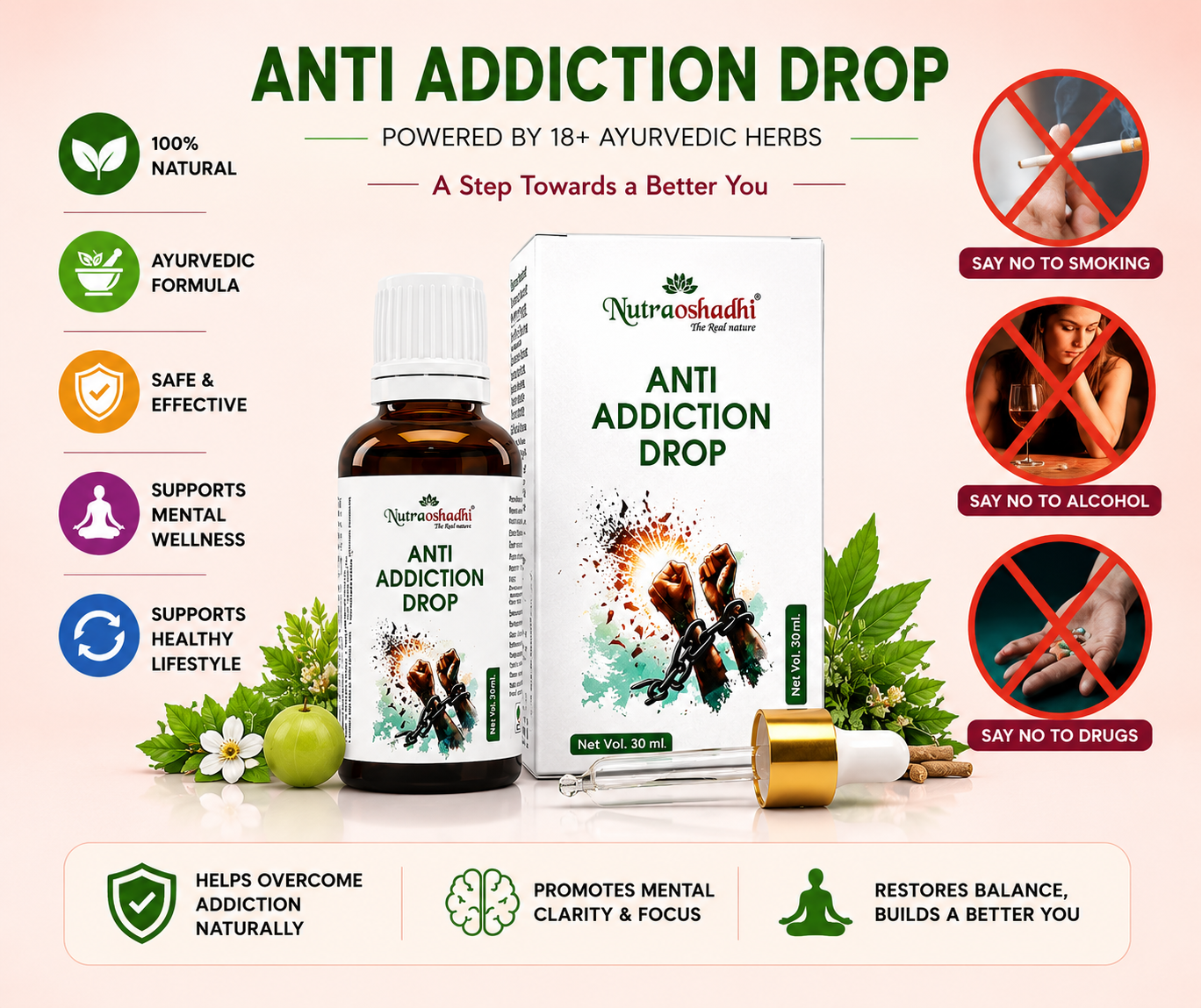 Anti Addiction Drop (30ml)