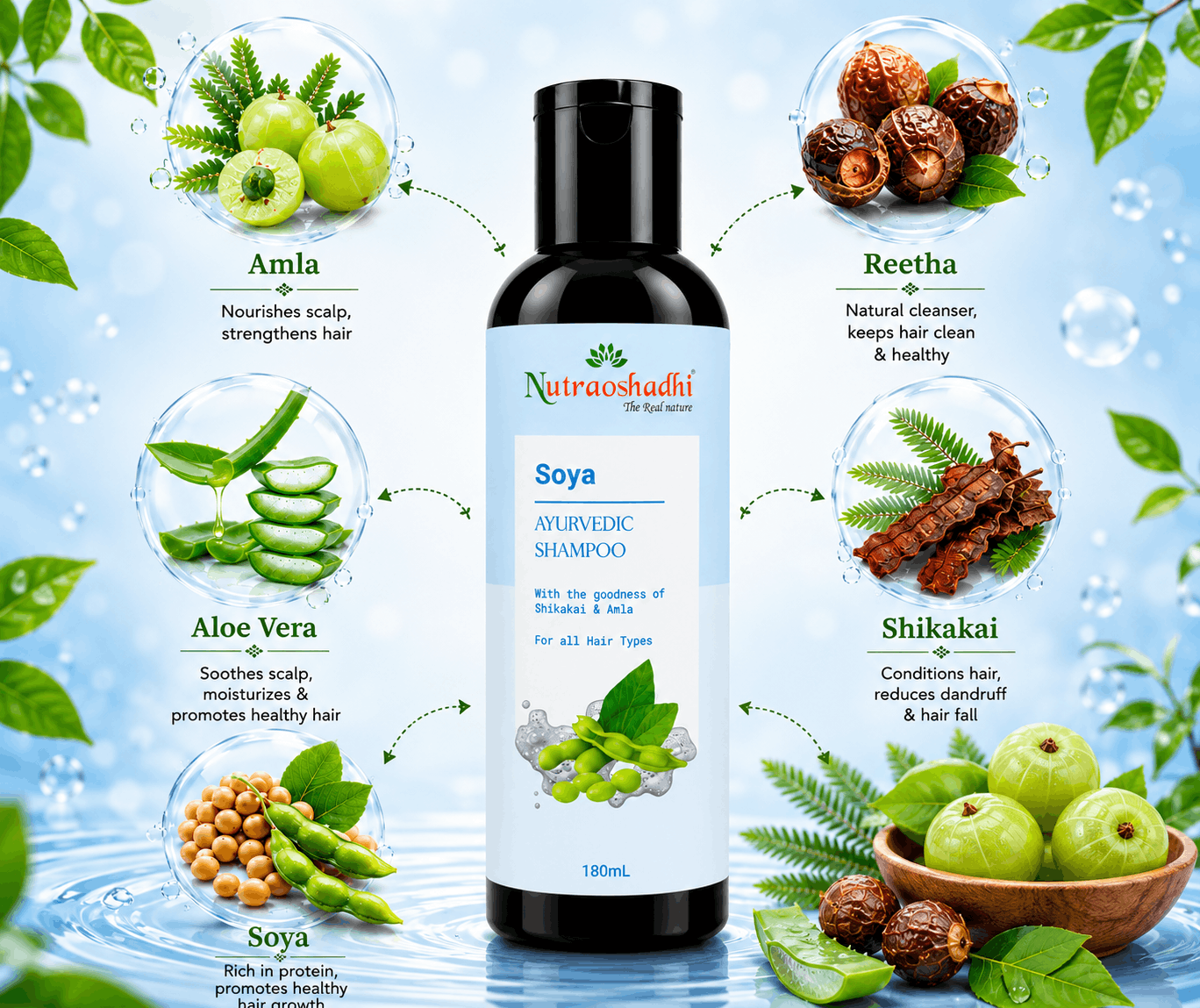 Soya Hair Shampoo (180 ML)
