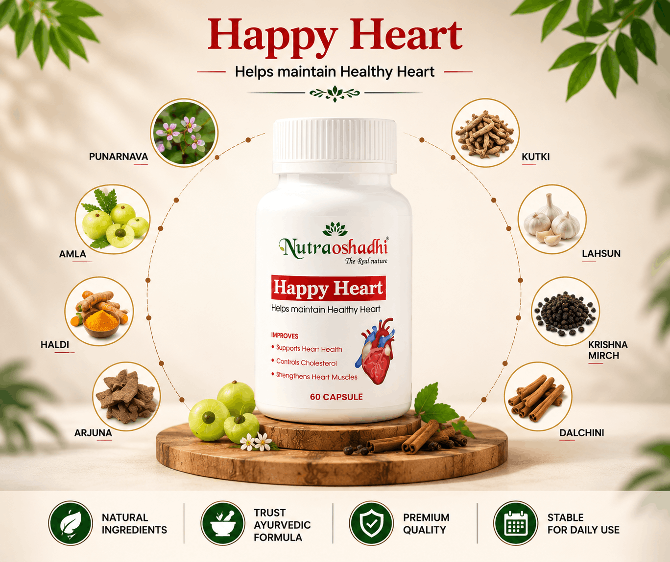 Happy Heart (60 Cap)
