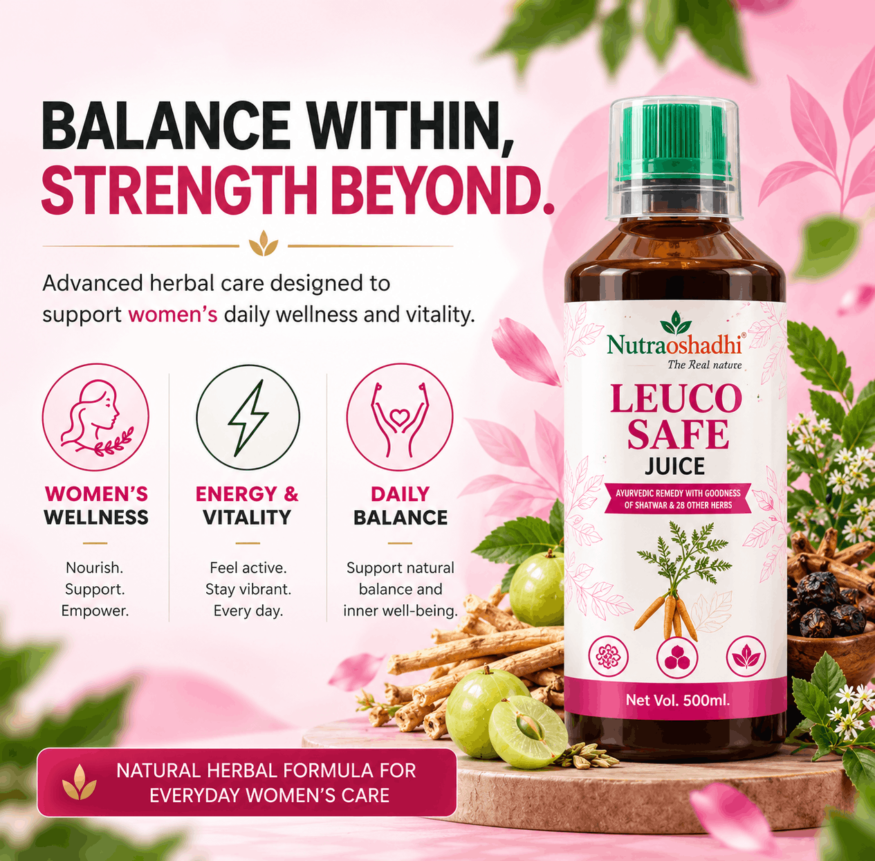 Leuco Safe Juice ( Women Care )